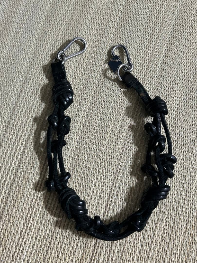 GUIDI レザーウォレットチェーン キーチェーン