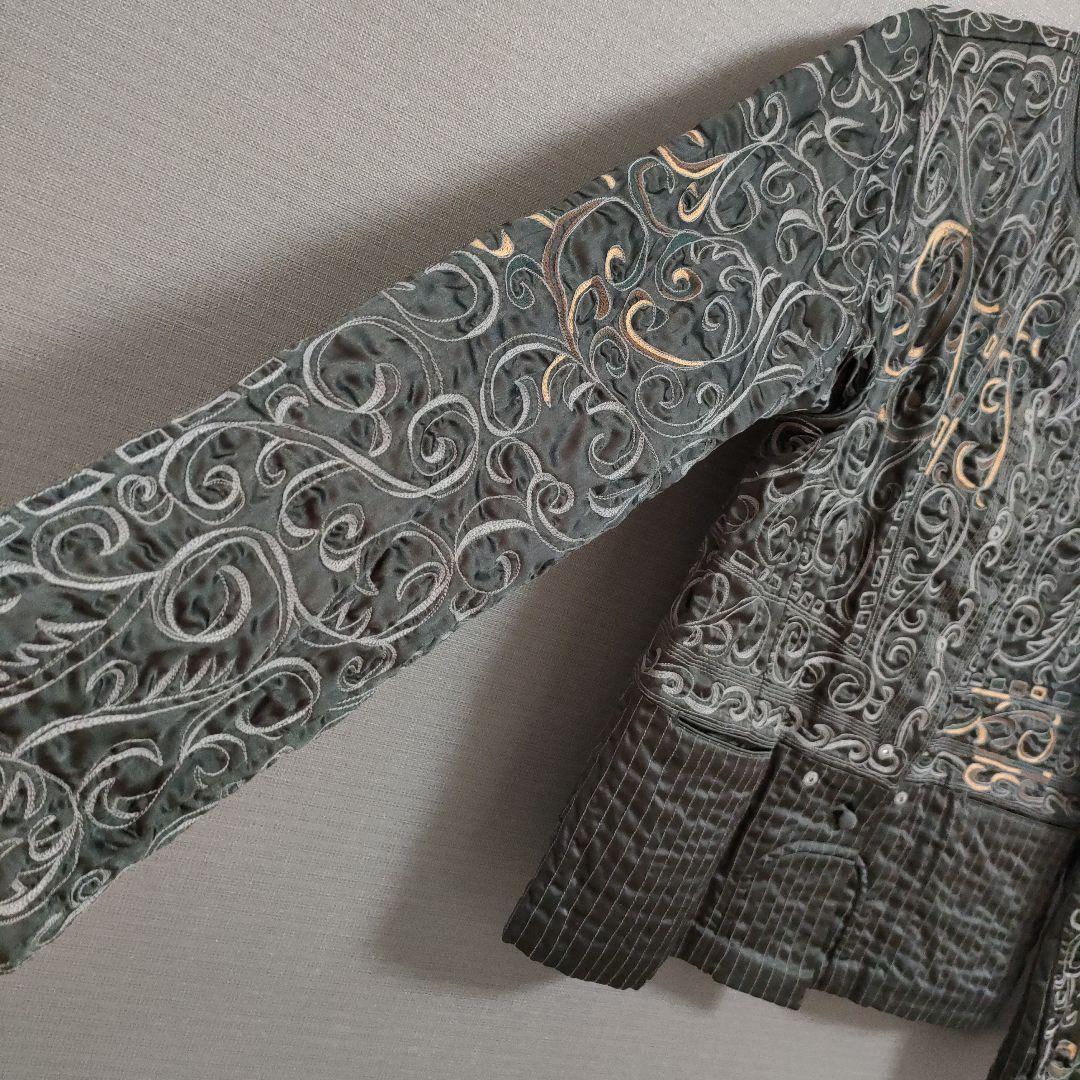 イッセイミヤケ ISSEY MIYAKE HaaT ジャケット シャツ 刺繍