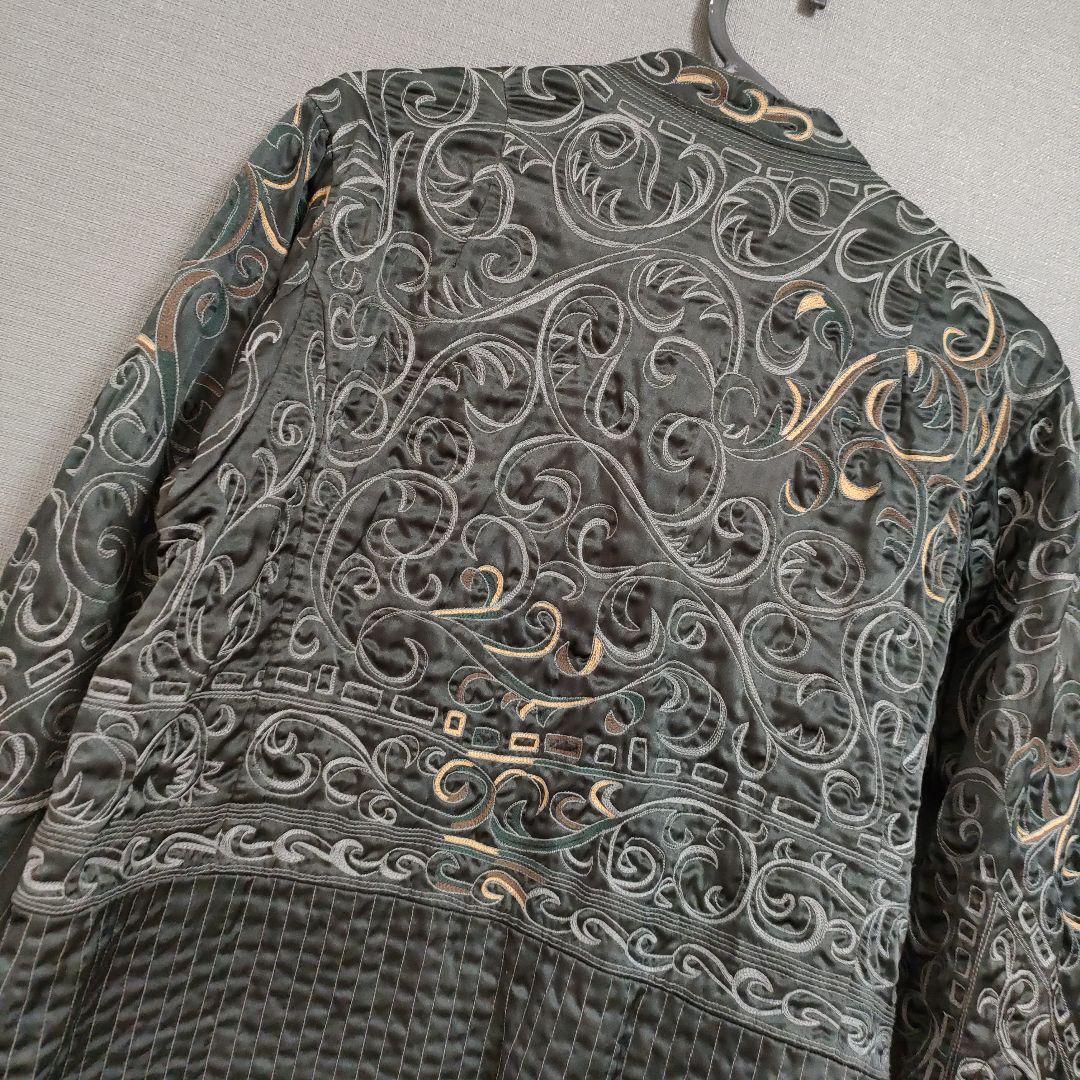 イッセイミヤケ ISSEY MIYAKE HaaT ジャケット シャツ 刺繍