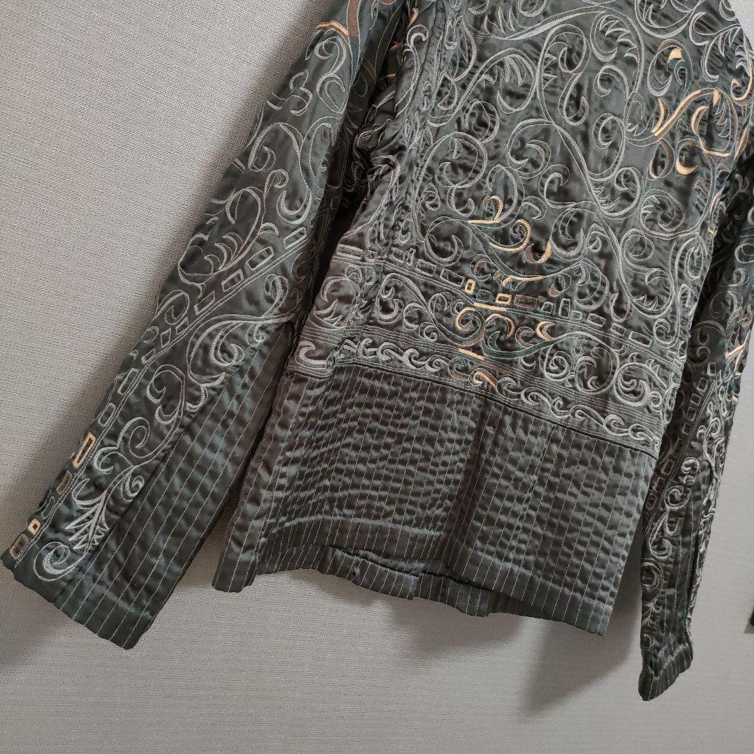 イッセイミヤケ ISSEY MIYAKE HaaT ジャケット シャツ 刺繍