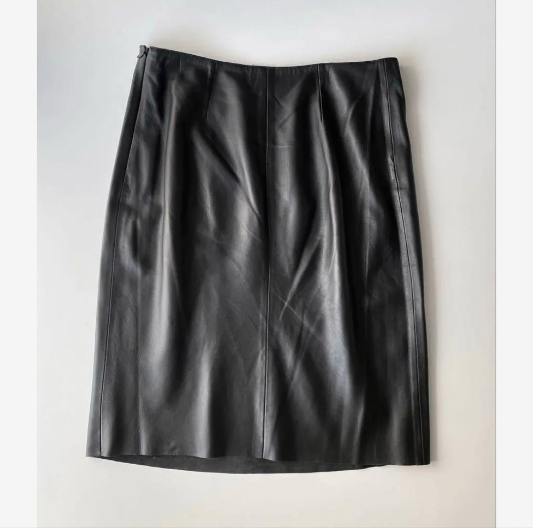 スカート MIU MIU Leather Skirt 44