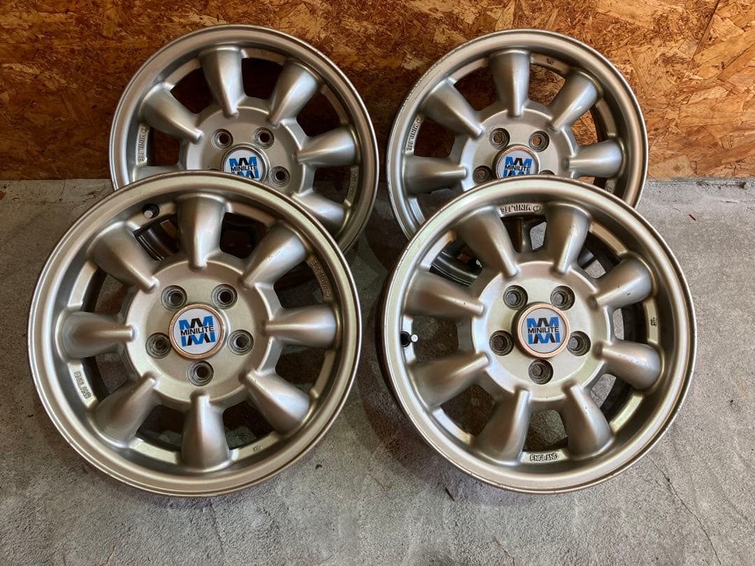 ミニライト　14インチ　5.5J PCD100 旧車等