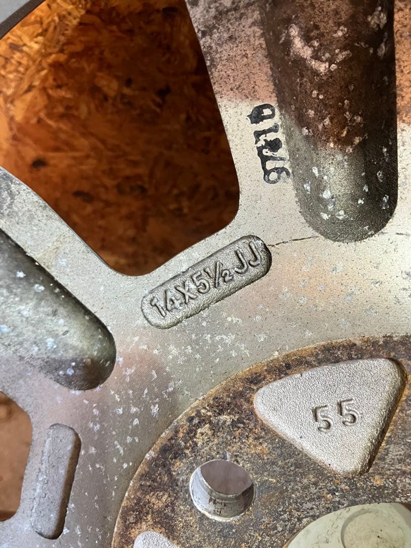 ミニライト　14インチ　5.5J PCD100 旧車等