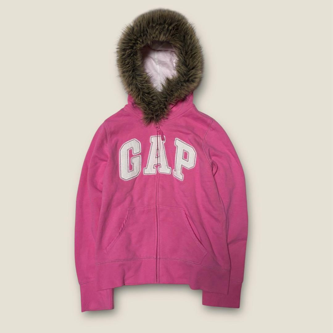 平成ギャルy2k 00’s old gap ファージップパーカー