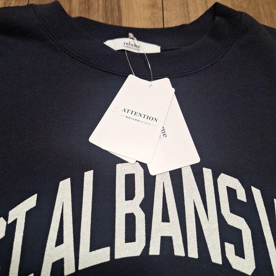 新品　ジャーナルスタンダードレリューム ロゴスウエット