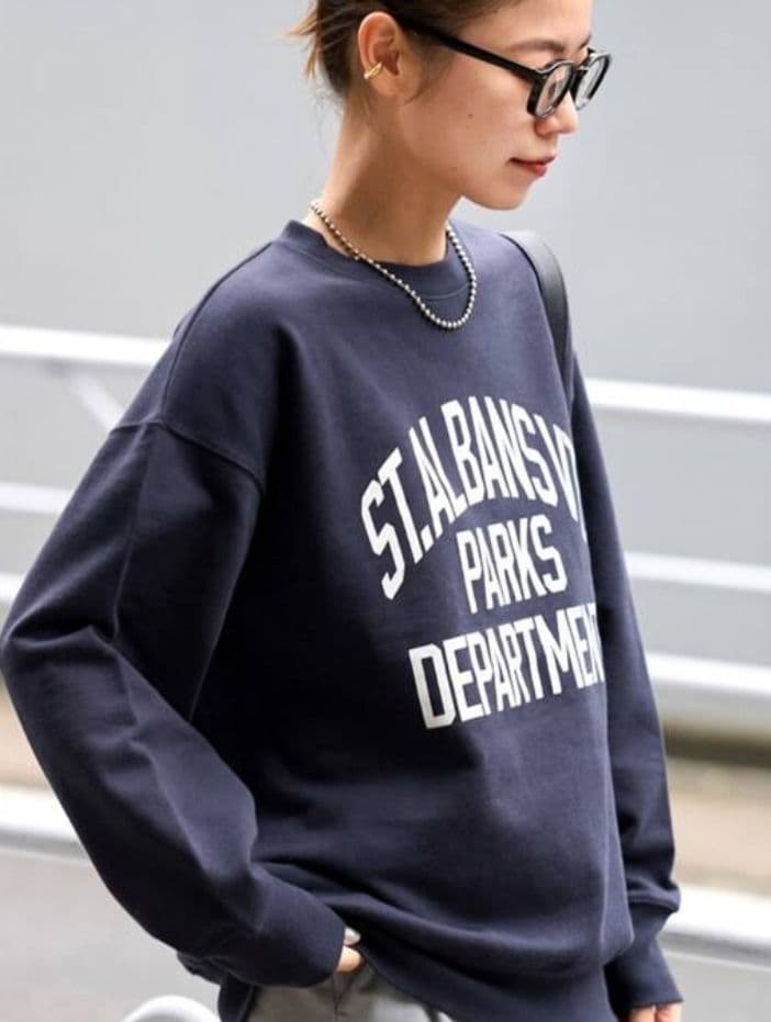 新品　ジャーナルスタンダードレリューム ロゴスウエット