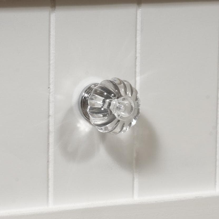 フォロー割幅100㎝【新品】クリスタル取っ手付き 白いテレビ台 アンティーク調