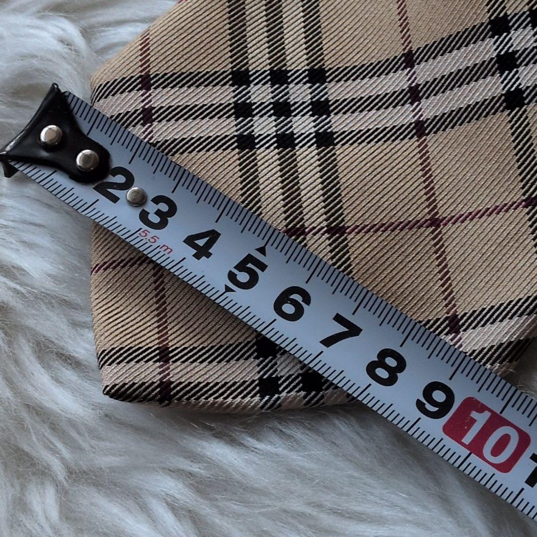 ✨ノバチェック✨バーバリーロンドン★ネクタイ★ベージュ★極美品★BURBERRY