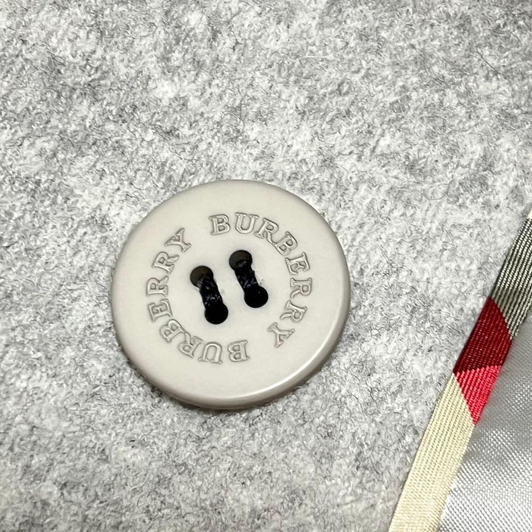 【美品】バーバリーロンドン　ケープコート　ポンチョ　ウール　Aライン　フリー