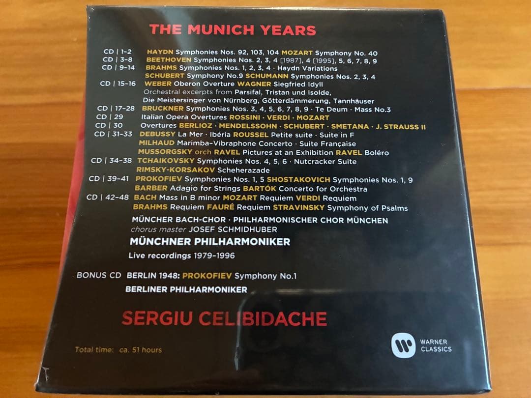 チェリビダッケ　ミュンヘン　49枚　新品未開封