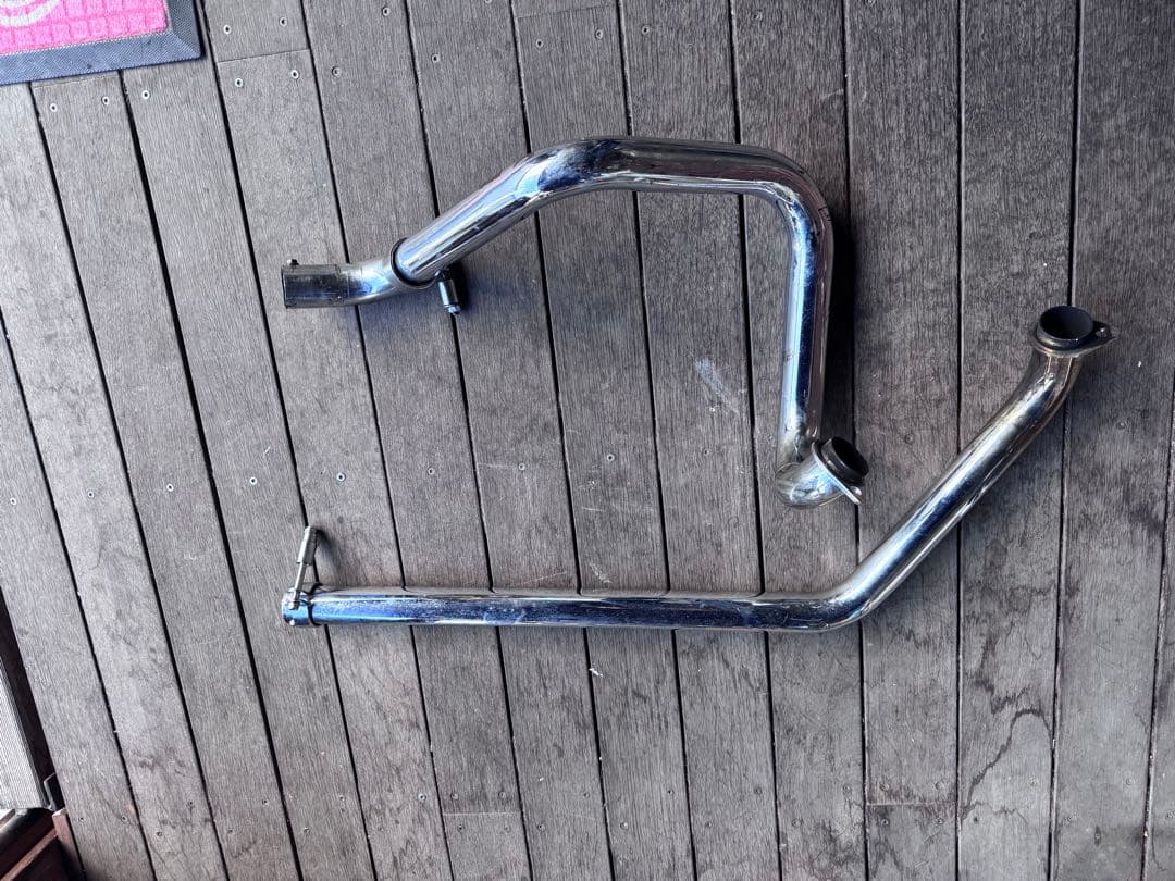 ショベル flh４速フィッシュテールマフラー