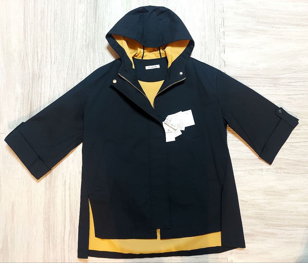 Grand Table フード付きジャンパー ネイビー