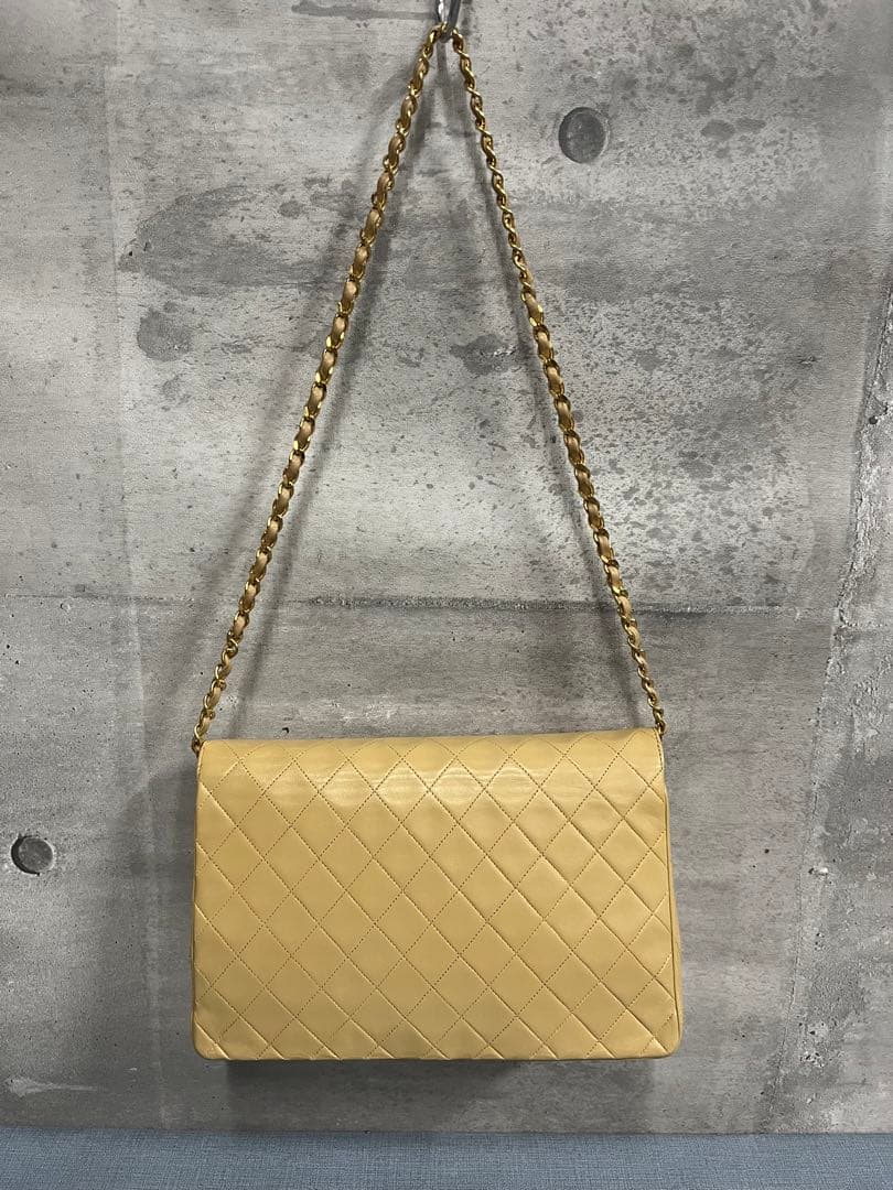 ☆【美品】CHANEL マトラッセ28 チェーンショルダー Sフラップ ベージュ