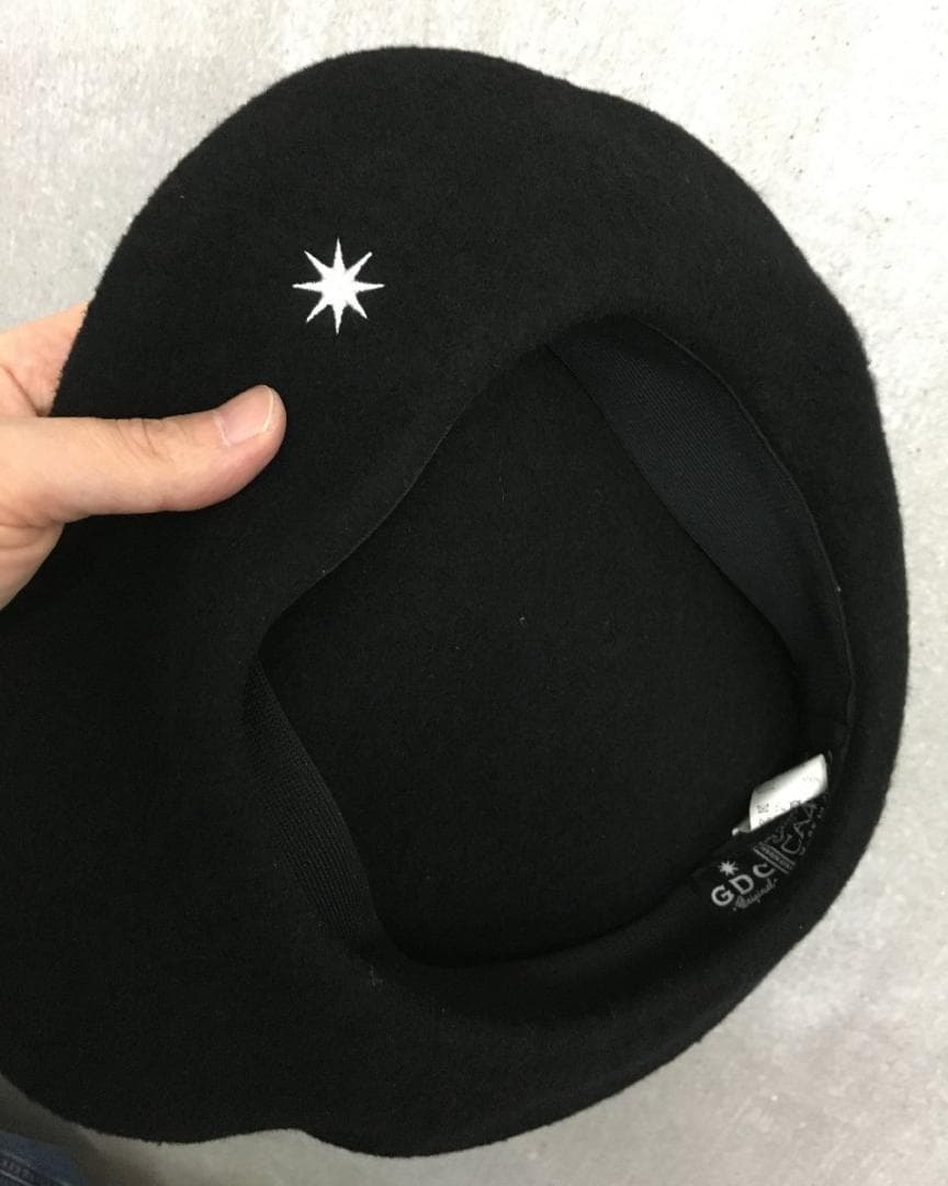 GDC × CA4LA C37006 美品 日本製 メルトン ウール ベレー帽