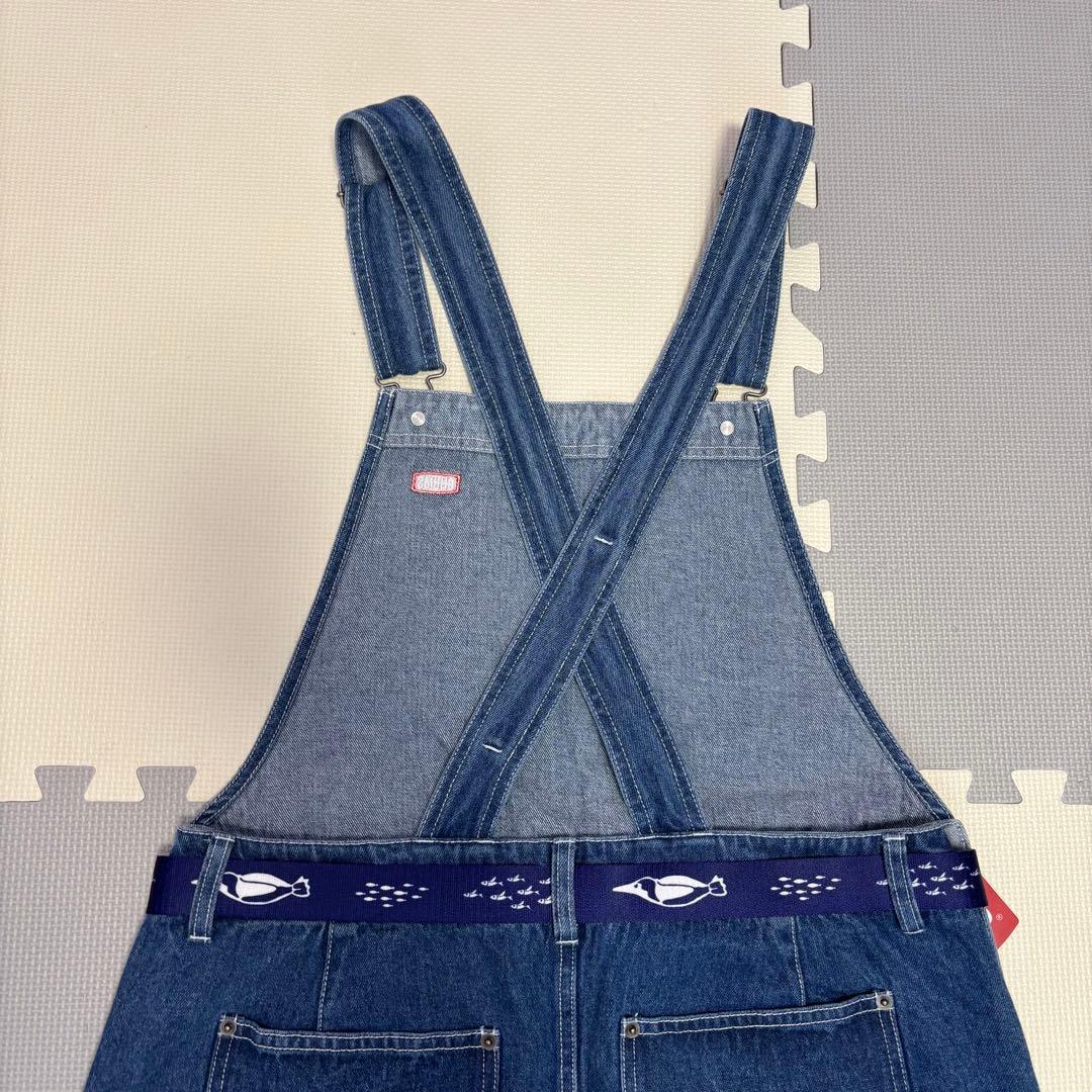 【新品】CHUMS オーバーオールスカート　L ベルト付き