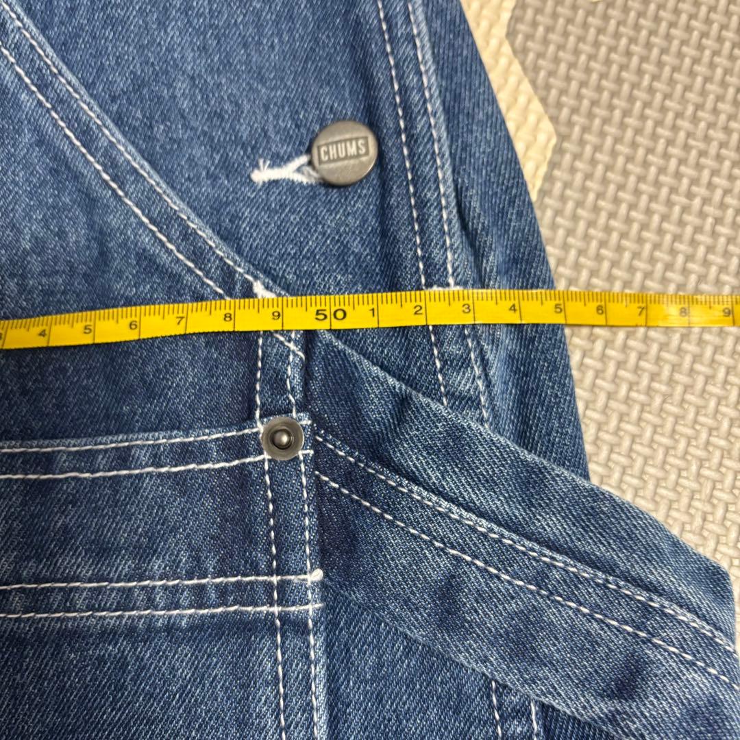 【新品】CHUMS オーバーオールスカート　L ベルト付き