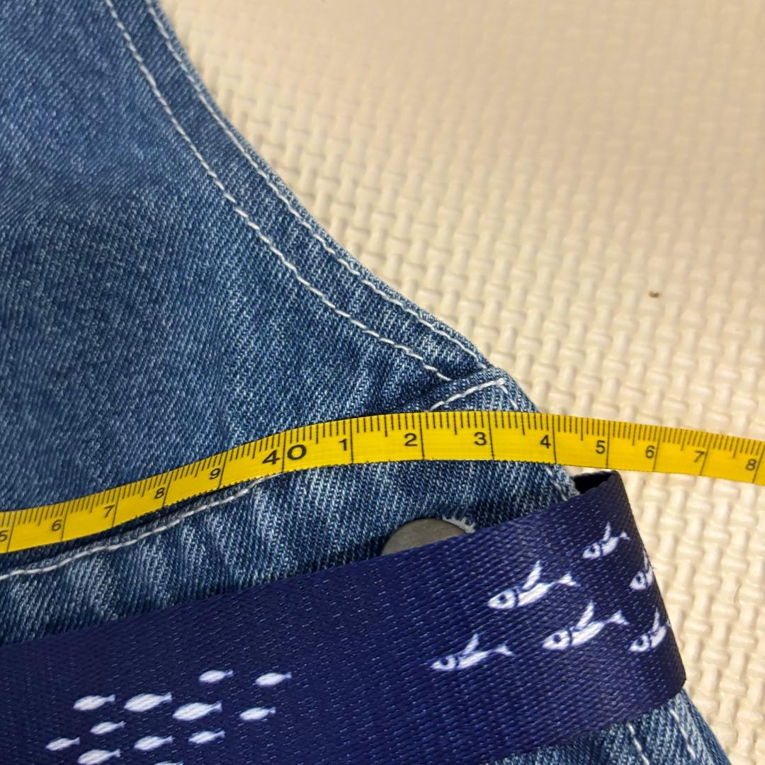 【新品】CHUMS オーバーオールスカート　L ベルト付き