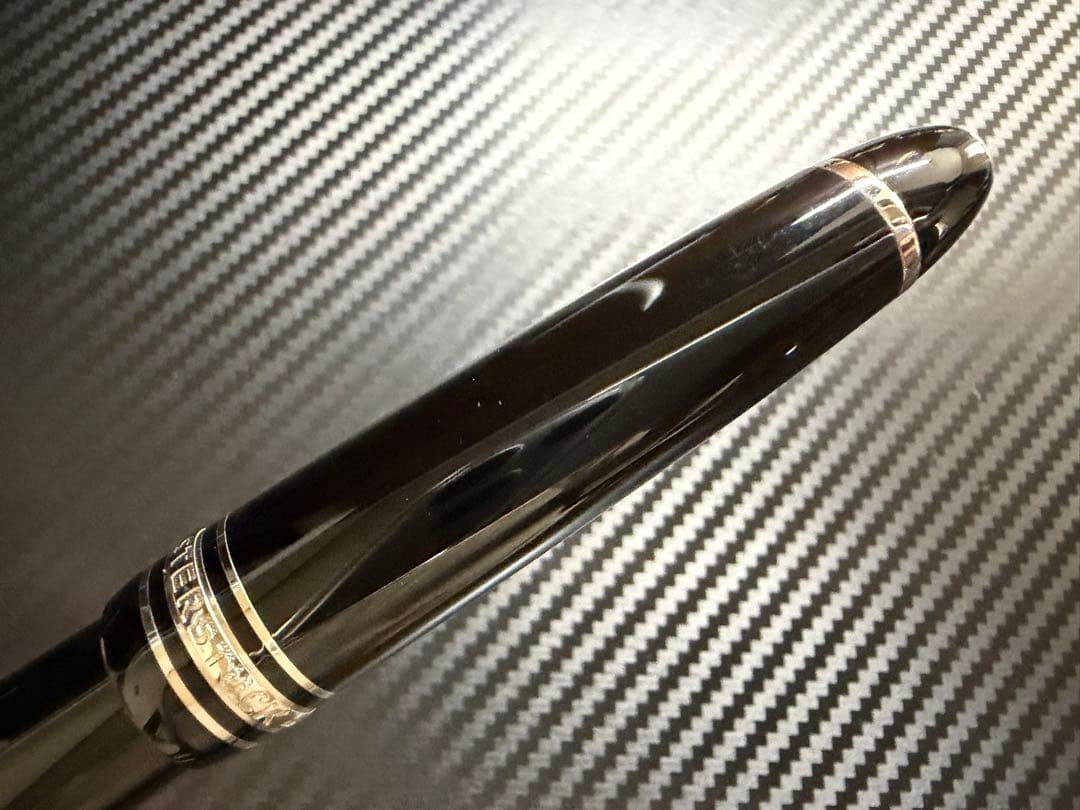 未使用に近い モンブラン ル・グラン P146 プラチナライン F 細字 万年筆
