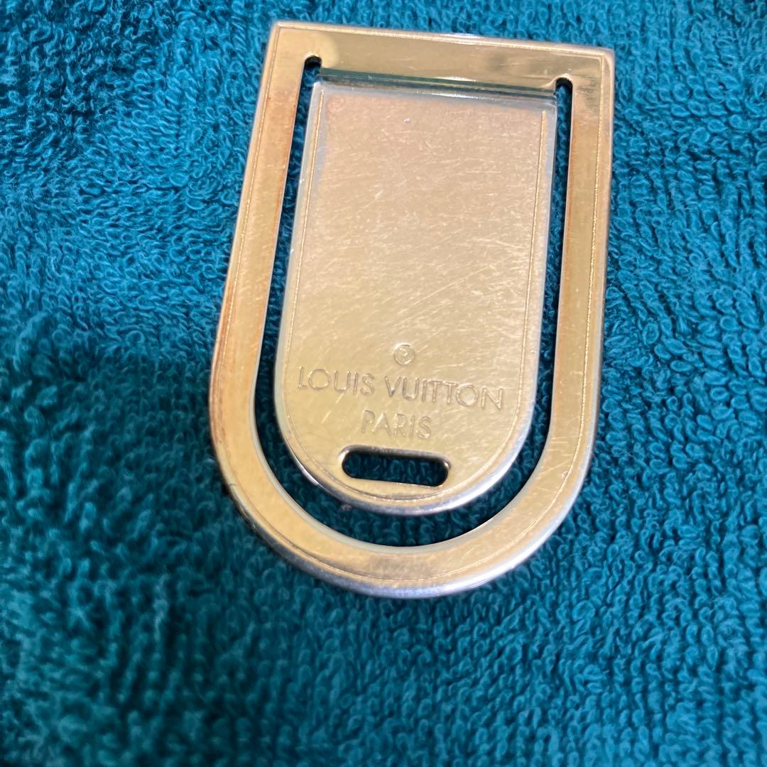 ルイヴィトン/マネークリップ/ロゴ/LV/ゴールド