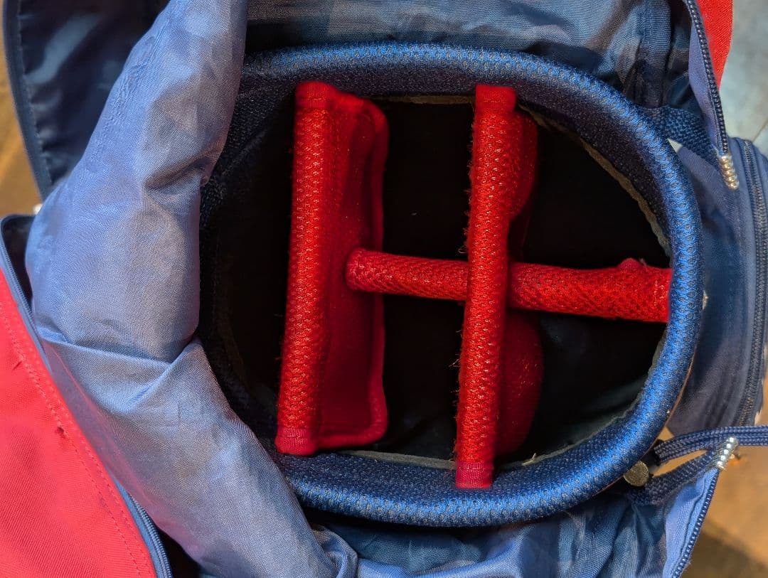 Callaway キャディバッグ 星柄 ネイビー/レッド