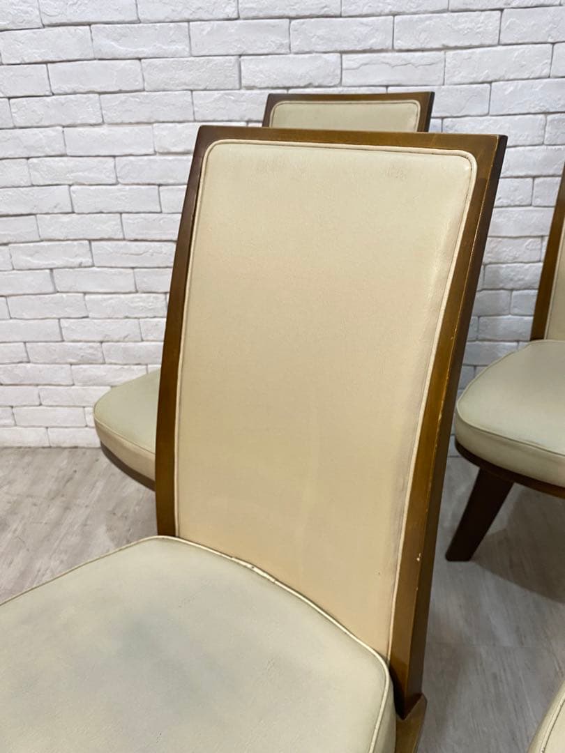 【東京都内23区配送無料】ニトリ　回転 ダイニングチェア 4脚セット　椅子