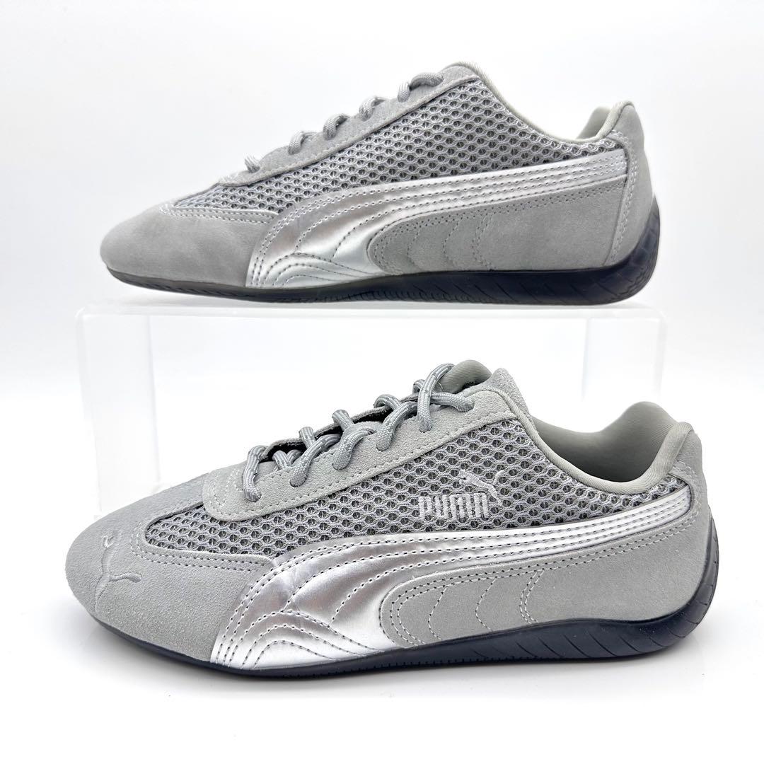 【極美品】プーマ スピードキャット グレー シルバー UA B&Y 23.5cm