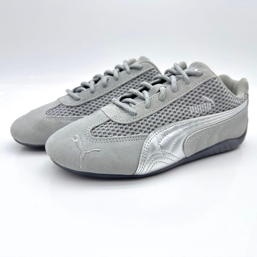 【極美品】プーマ スピードキャット グレー シルバー UA B&Y 23.5cm