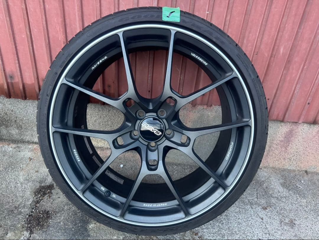 RAYS 19インチ ホイール ブラック/シルバー