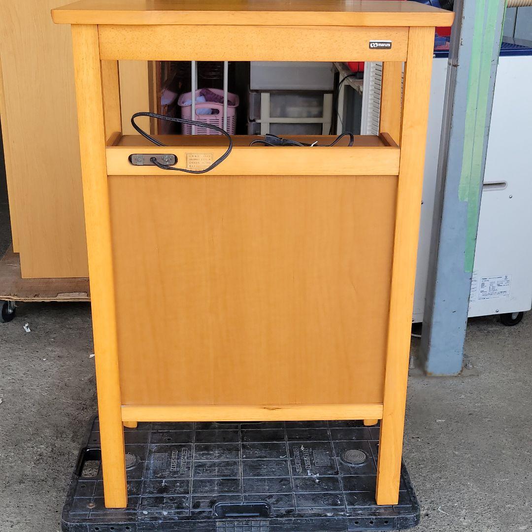 maruni マルニ木工 電話台 FAX台 キャビネット 収納付き 幅61cm