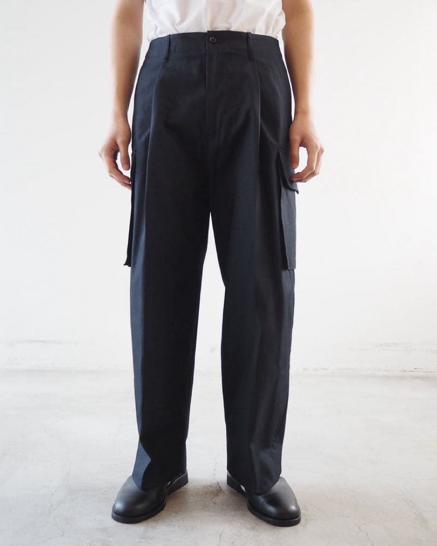 パンツ blurhms Drill Chambray SuperWide6PSlacks