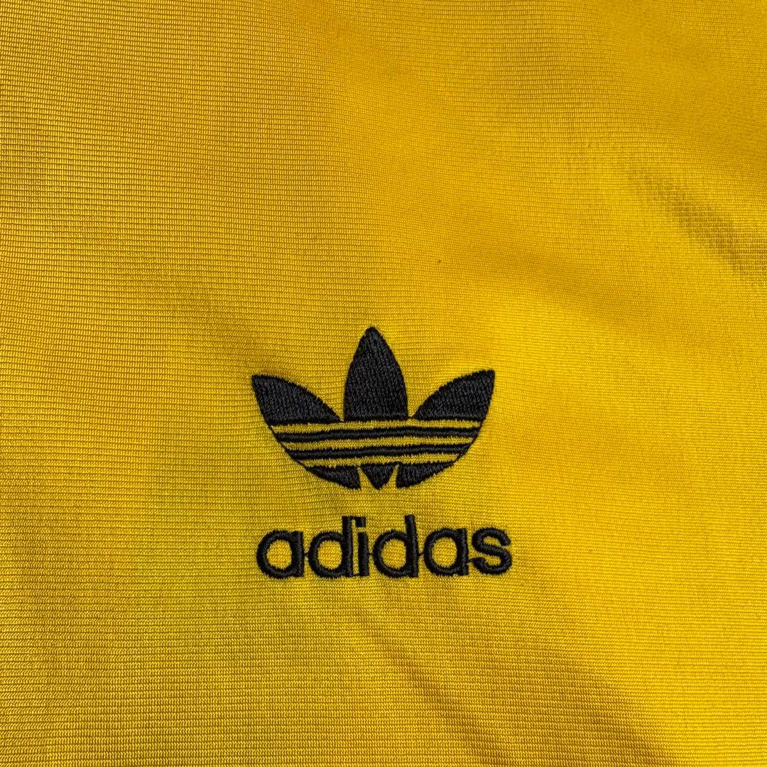90s adidas トラックジャケット　デカトレフォイル刺繍　両面刺繍　希少