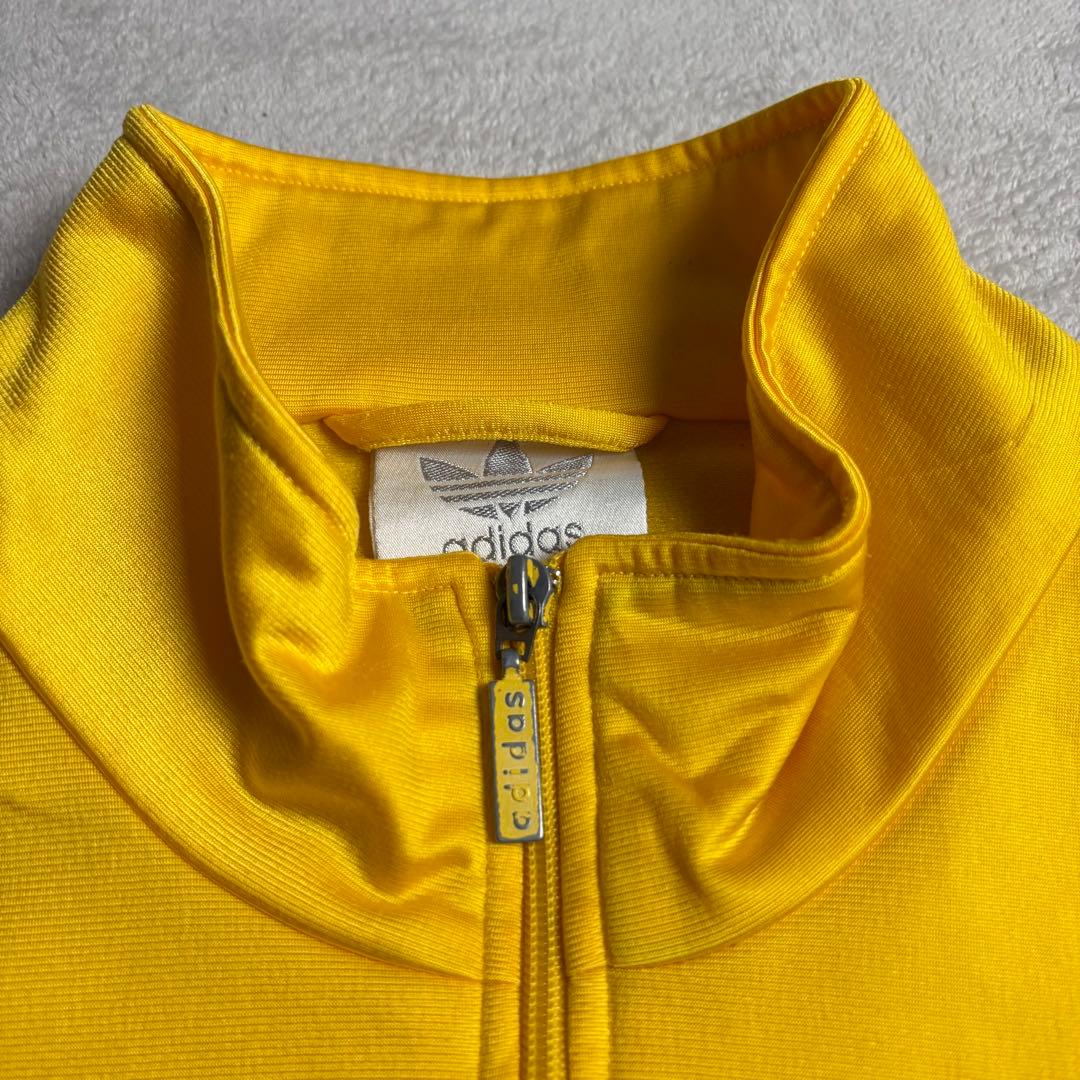 90s adidas トラックジャケット　デカトレフォイル刺繍　両面刺繍　希少