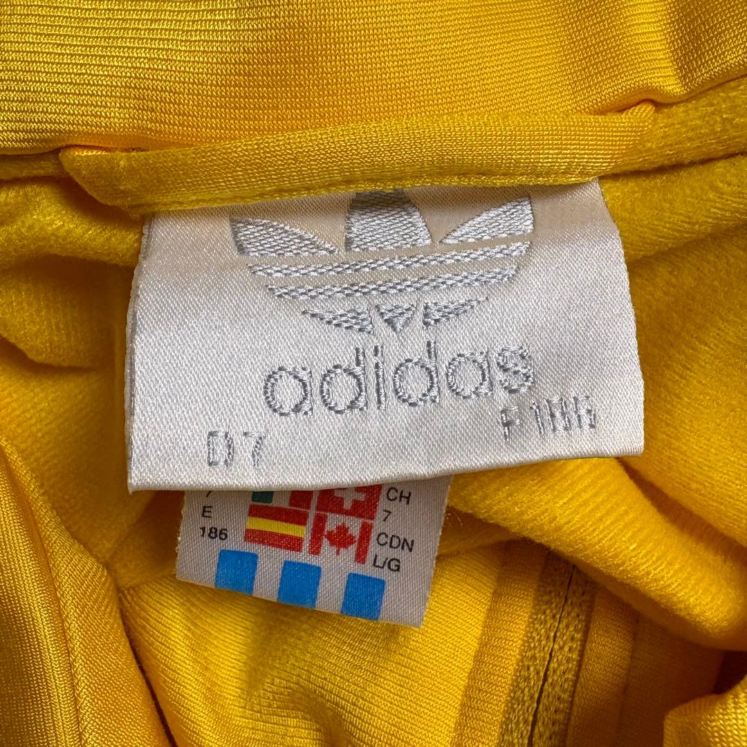 90s adidas トラックジャケット　デカトレフォイル刺繍　両面刺繍　希少