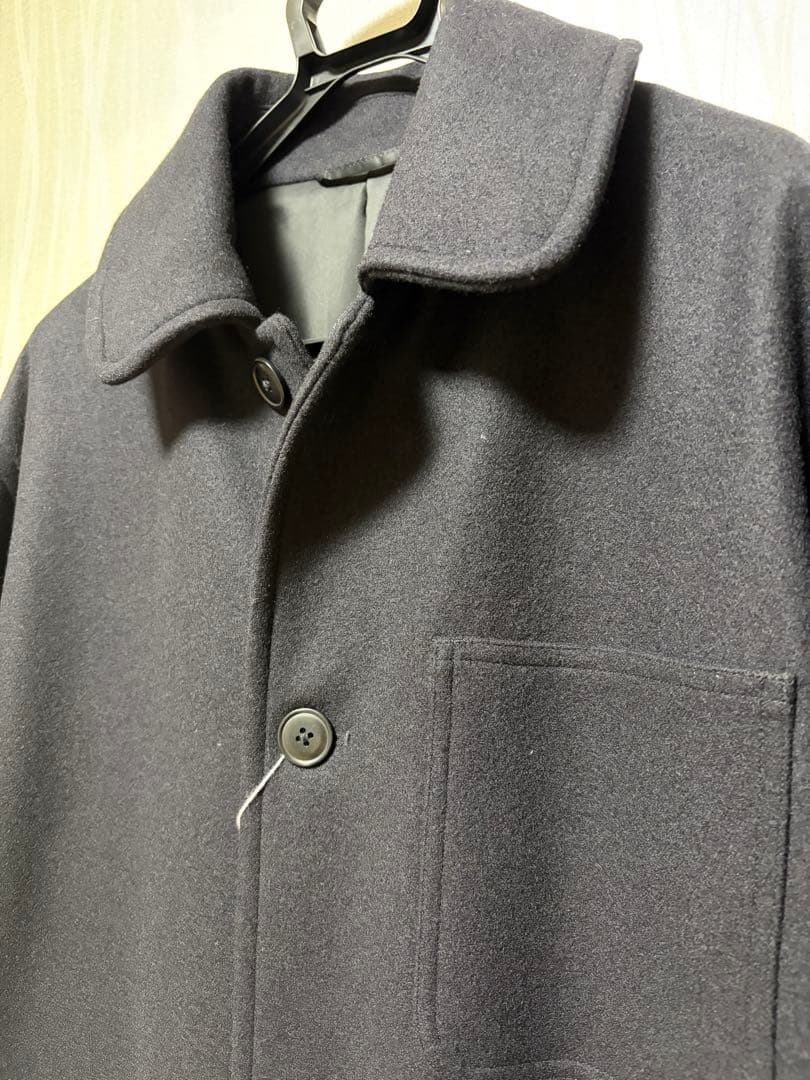 新品 comoli 24awウールカシミアミリタリーコート サイズ3
