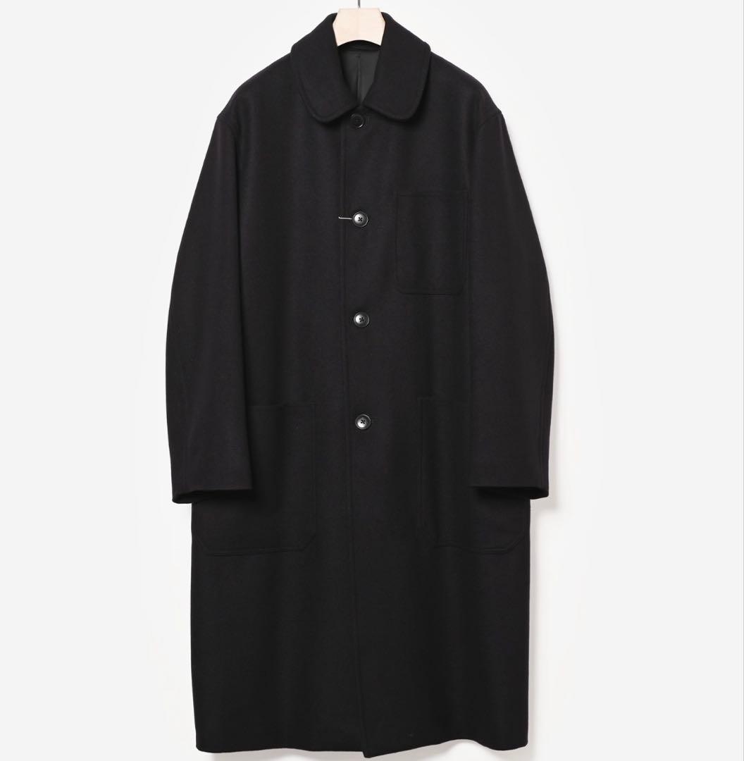 新品 comoli 24awウールカシミアミリタリーコート サイズ3