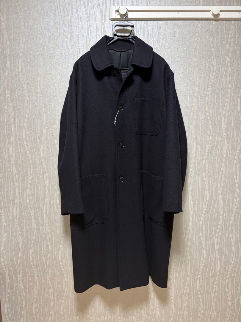 新品 comoli 24awウールカシミアミリタリーコート サイズ3