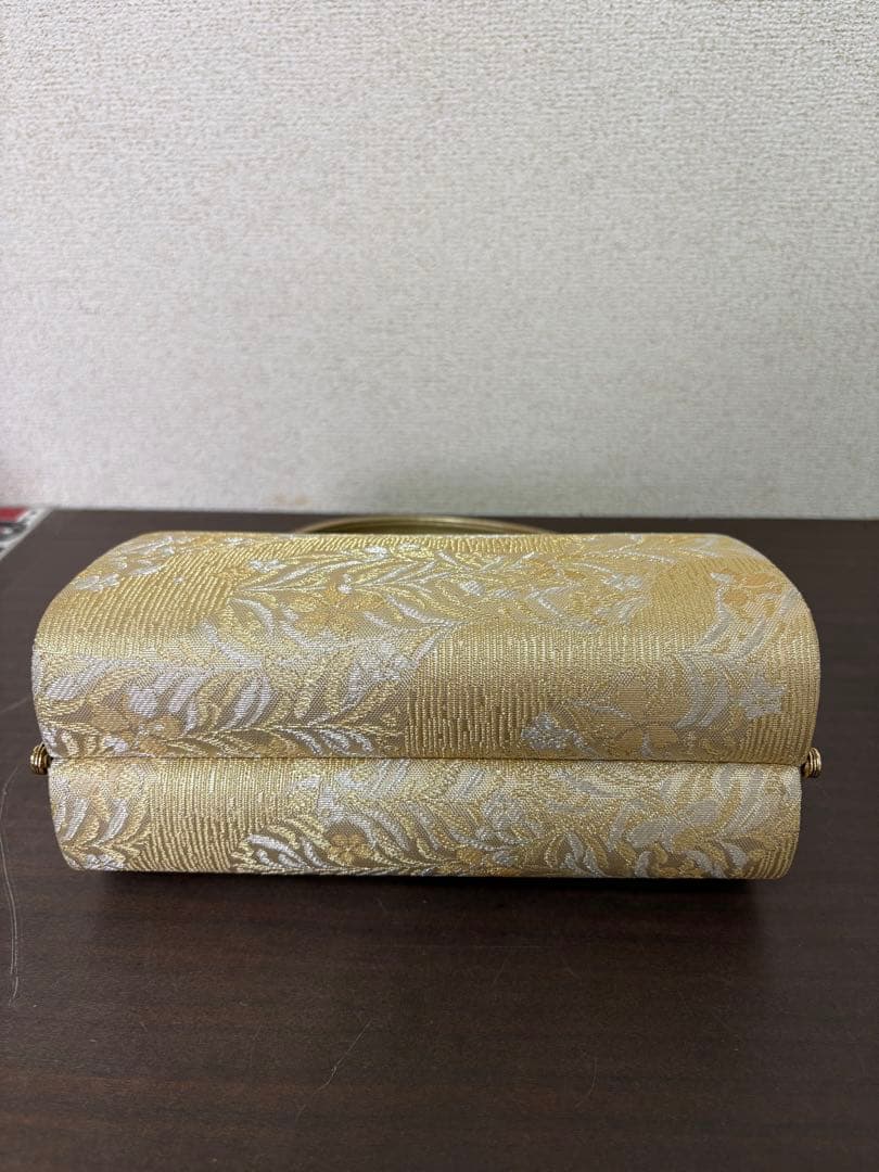 和装セット　バッグ　下駄　草履　ゴールド　着物　入学式　冠婚葬祭/C-0