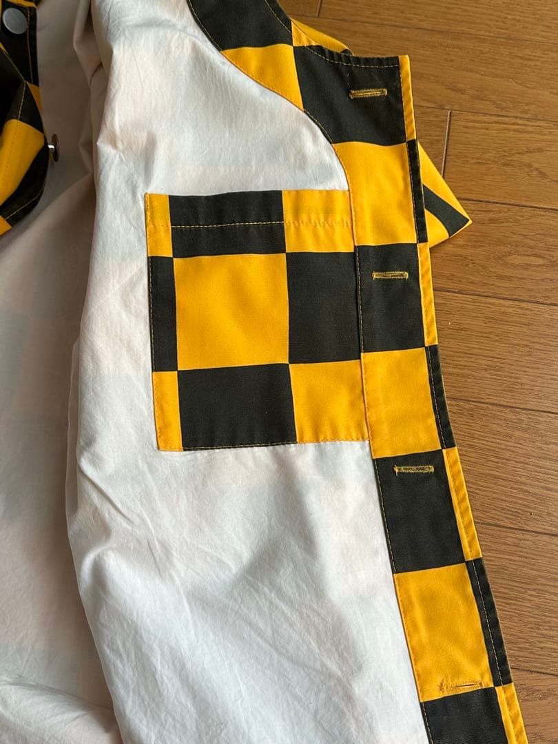 希少 VANS バンズ ノーカラー ジャケット チェッカージャケット