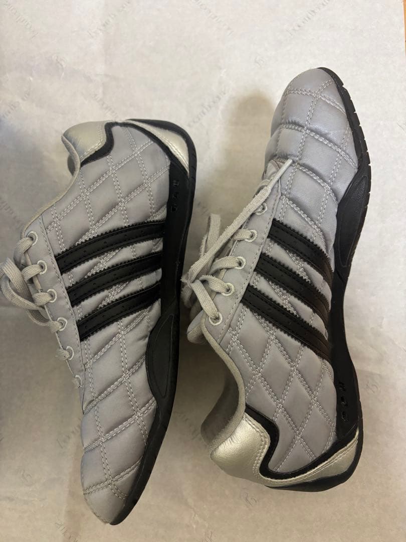 adidas ADIRACER LO W 23.5cm シルバー