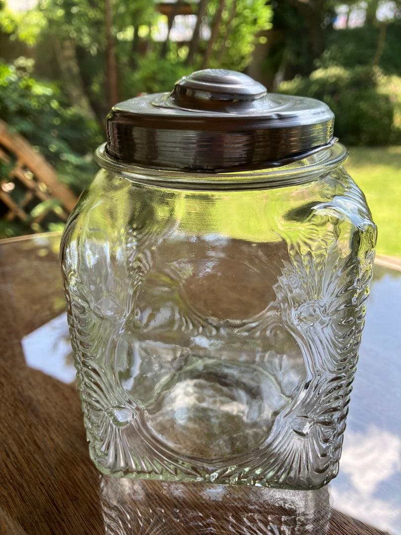 あめや瓶 シュガーポット ガラス瓶 和ガラス