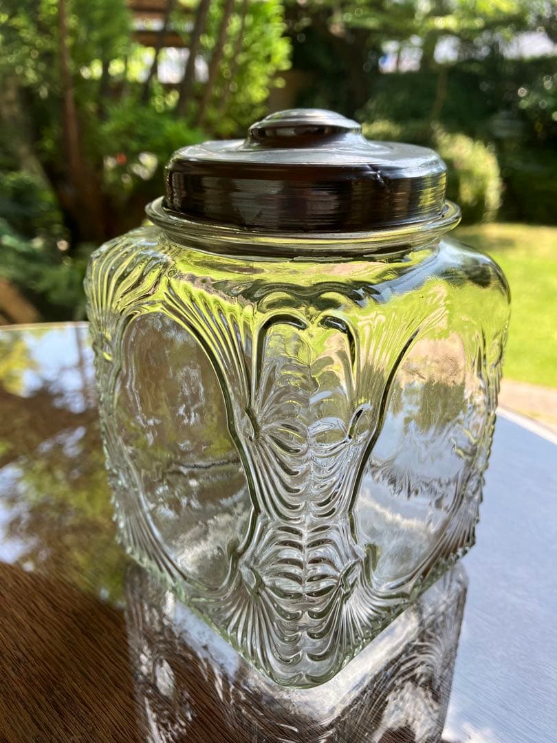 あめや瓶 シュガーポット ガラス瓶 和ガラス