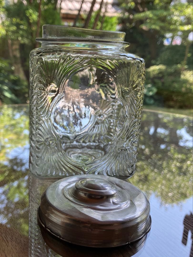 あめや瓶 シュガーポット ガラス瓶 和ガラス