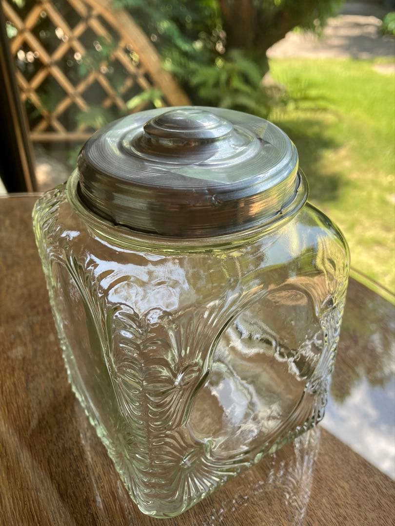 あめや瓶 シュガーポット ガラス瓶 和ガラス