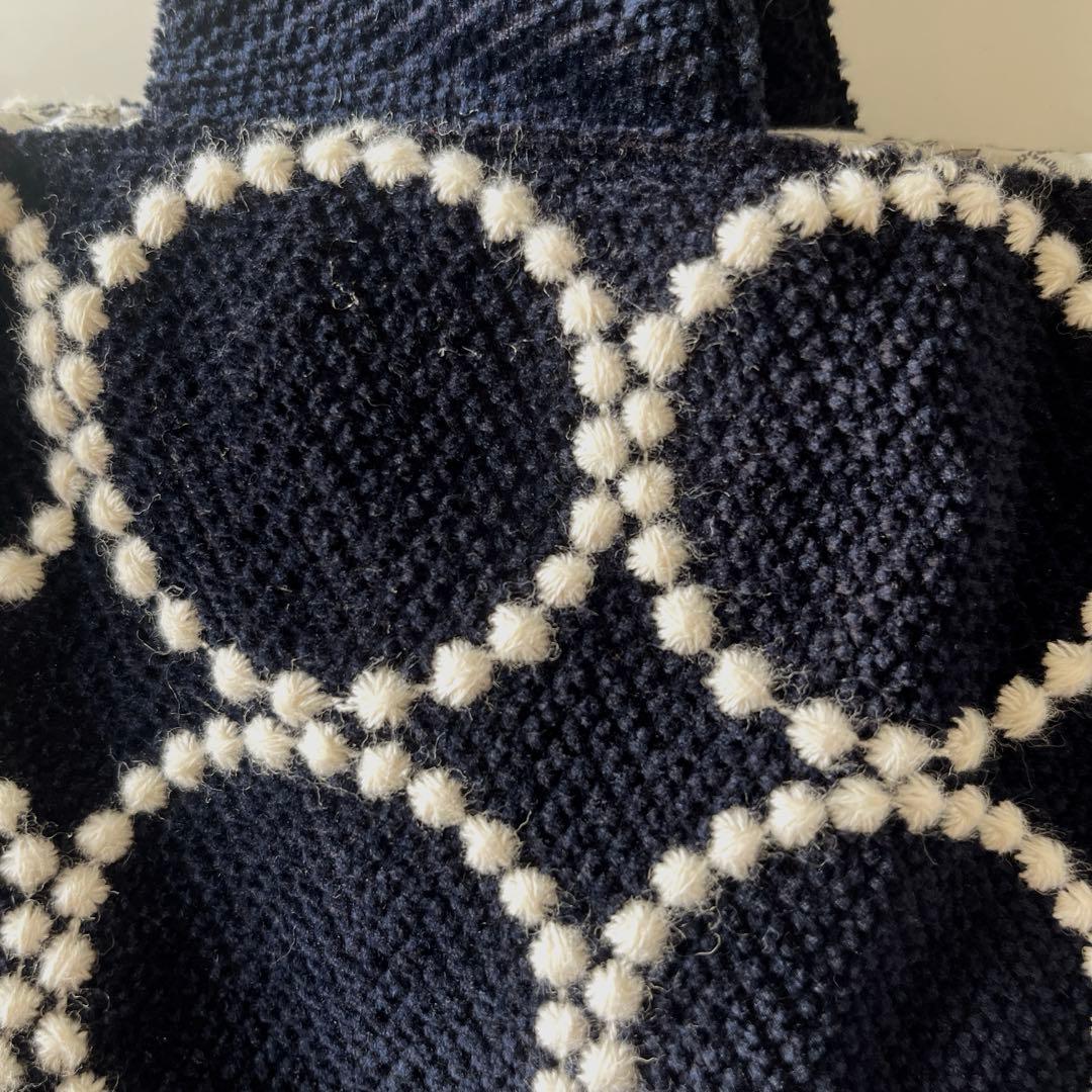 ミナペルホネン タンバリン　パニーニバッグ ネイビー