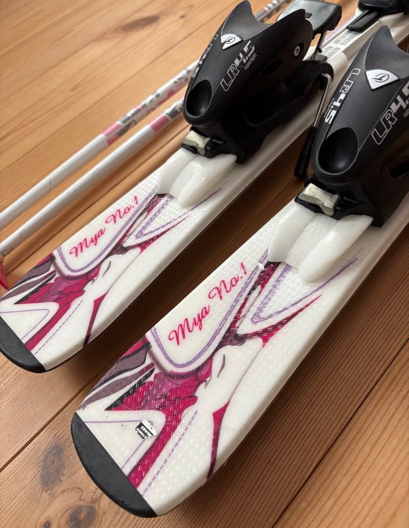 HEAD スキー 100 97cm ストック　セット　ジュニアスキー　こども