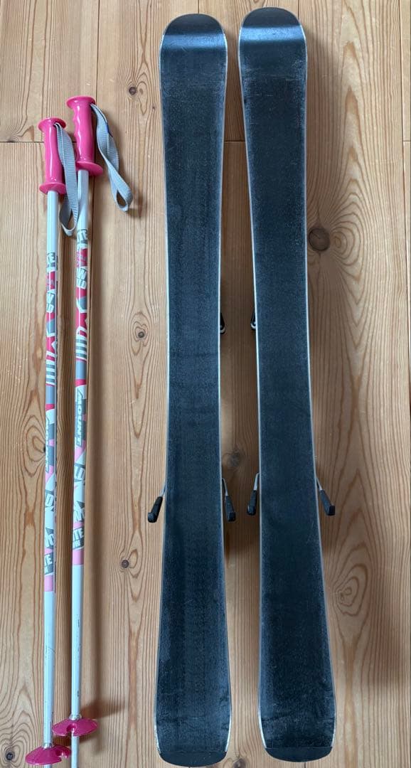 HEAD スキー 100 97cm ストック　セット　ジュニアスキー　こども