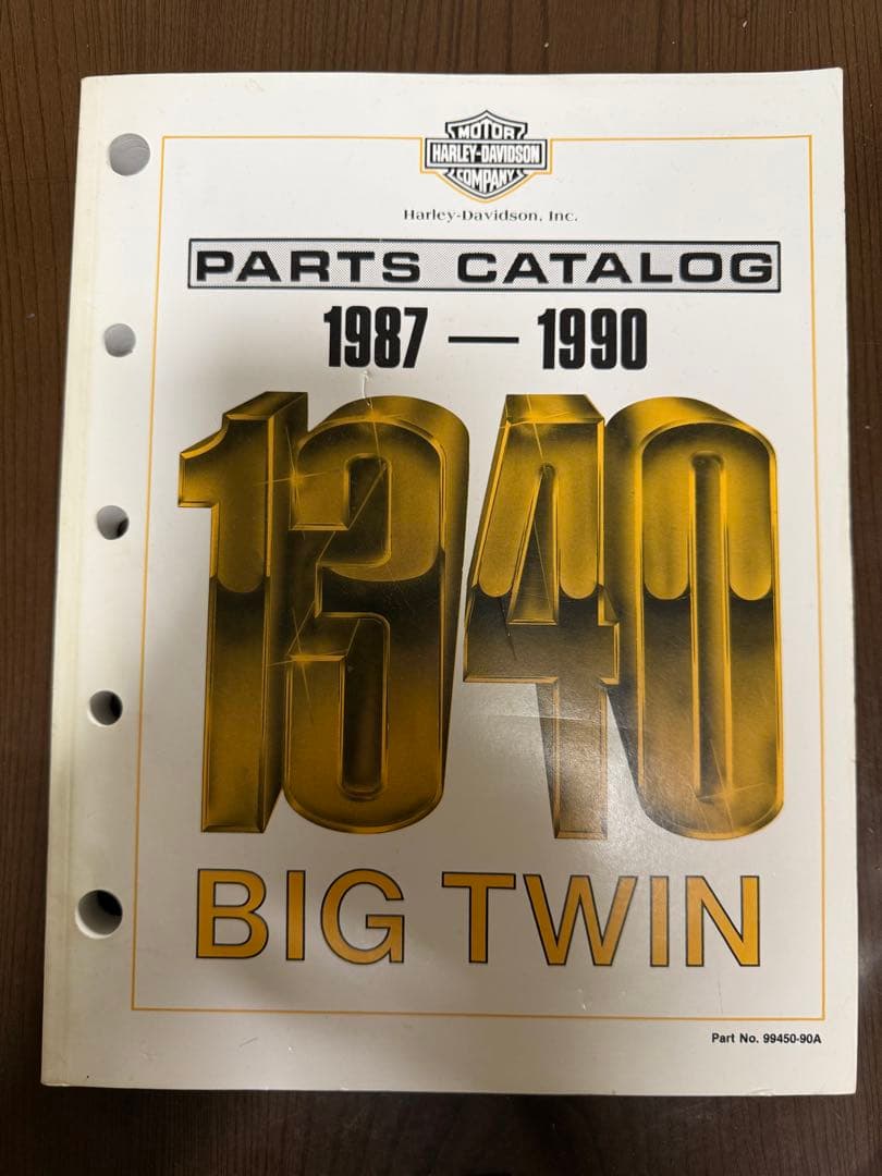ハーレーダビッドソン 1340BIG TWINパーツカタログ 1987-1990