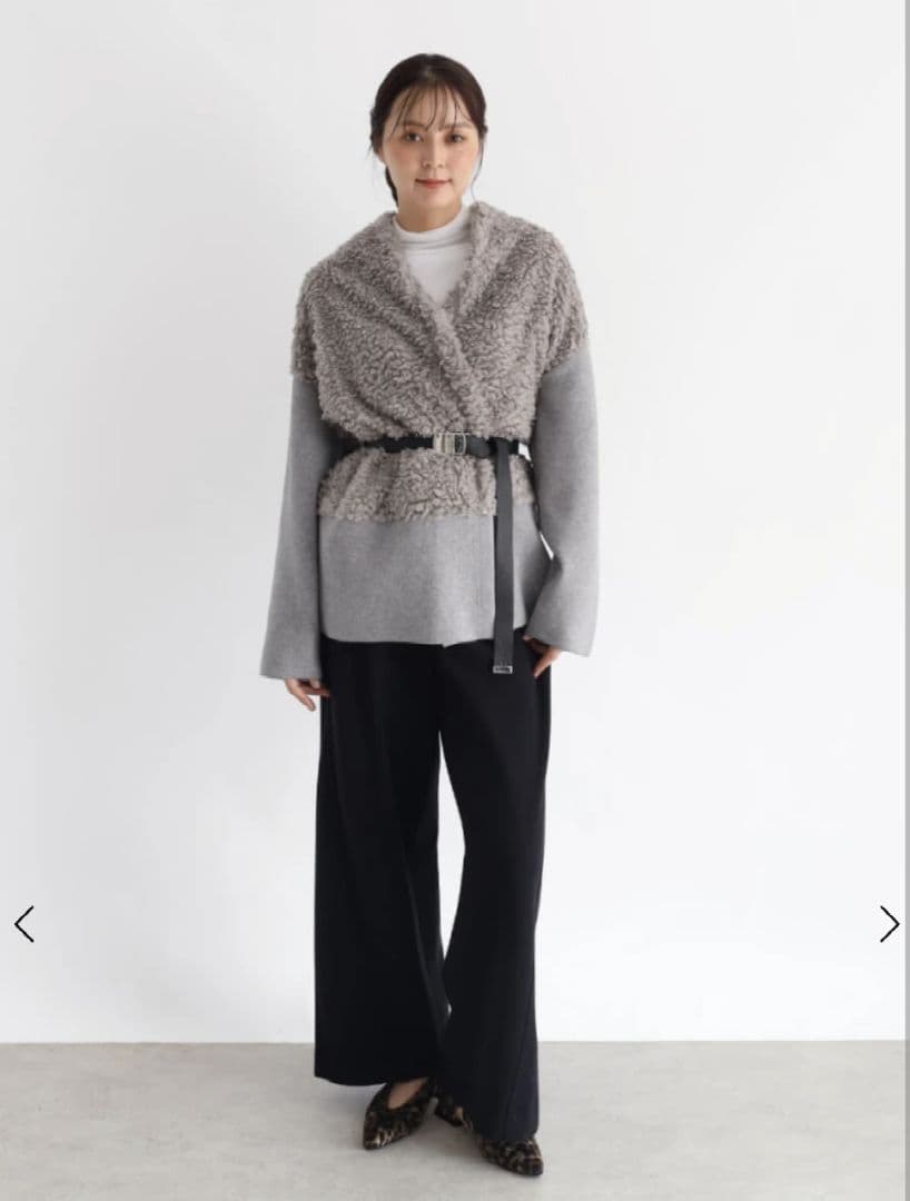 【新品】CLOVEカーディガン＋FENNEL　ケープニット2点セット