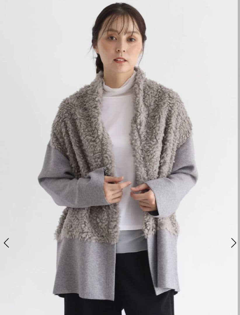 【新品】CLOVEカーディガン＋FENNEL　ケープニット2点セット