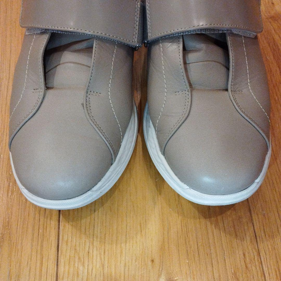 アシックス ペダラ ベージュ スニーカー ベルクロ